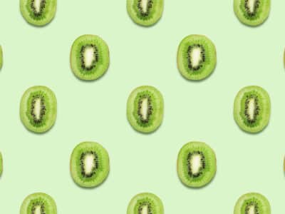 Collage of kiwi slices